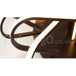 Designer Touch Decorative Bird's Nest Dimmable Modern Comtemporary Alumilium Flush Mount Ceiling Light Also Can Be Used As Wall Light