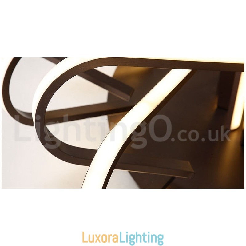 Designer Touch Decorative Bird's Nest Dimmable Modern Comtemporary Alumilium Flush Mount Ceiling Light Also Can Be Used As Wall Light