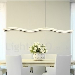 Designer Touch Decorative Dimmable Linear Pendant Light with Remote Control Modern Design