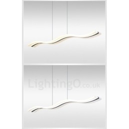 Designer Touch Decorative Dimmable Linear Pendant Light with Remote Control Modern Design