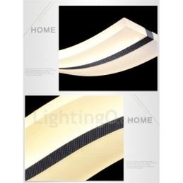 Designer Touch Decorative Dimmable Linear Pendant Light with Remote Control Modern Design