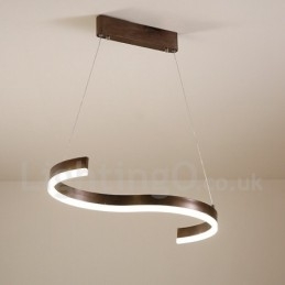 Designer Touch Decorative Dimmable Linear Pendant Light with Remote Control Modern Design