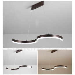 Designer Touch Decorative Dimmable Linear Pendant Light with Remote Control Modern Design