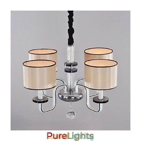 Designer Touch Decorative Modern Minimalist Chandelier Lighting Cloth Art Crystal Chandelier