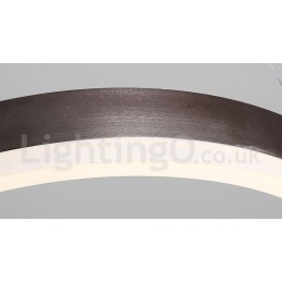 Designer Touch Decorative Dimmable Linear Pendant Light with Remote Control Modern Design