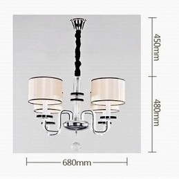 Designer Touch Decorative Modern Minimalist Chandelier Lighting Cloth Art Crystal Chandelier