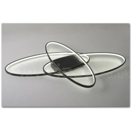 Designer Touch Decorative Dimmable Oval Modern Comtemporary Alumilium Ceiling Light Flush Mount Lamp Also Can Be Used As Wall Light