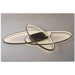 Designer Touch Decorative Dimmable Oval Modern Comtemporary Alumilium Ceiling Light Flush Mount Lamp Also Can Be Used As Wall Light