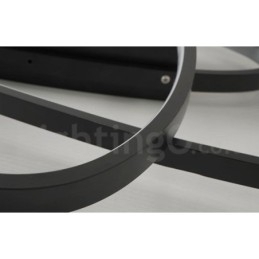 Designer Touch Decorative Dimmable Oval Modern Comtemporary Alumilium Ceiling Light Flush Mount Lamp Also Can Be Used As Wall Light