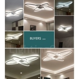 Designer Touch Decorative Dimmable Oval Modern Comtemporary Alumilium Ceiling Light Flush Mount Lamp Also Can Be Used As Wall Light