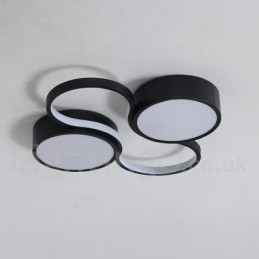 Designer Touch Decorative Dimmable Modern Comtemporary Alumilium Ceiling Light Flush Mount Lamp Also Can Be Used As Wall Light