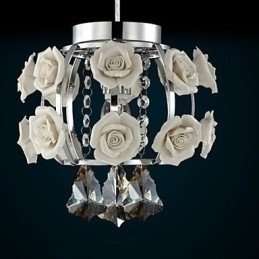 Designer Touch Decorative Chandelier Crystal Modern Contemporary Lantern Metal 1 Light