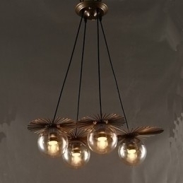 Designer Touch Decorative Art glass Ball Round Beanstalk Chandelier