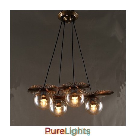 Designer Touch Decorative Art glass Ball Round Beanstalk Chandelier