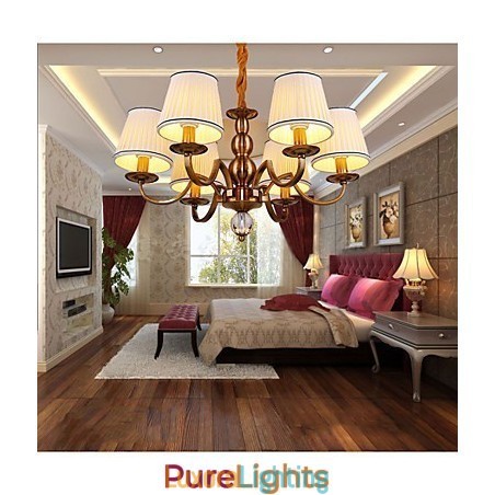 Designer Touch Decorative Chandelier Modern Contemporary Metal