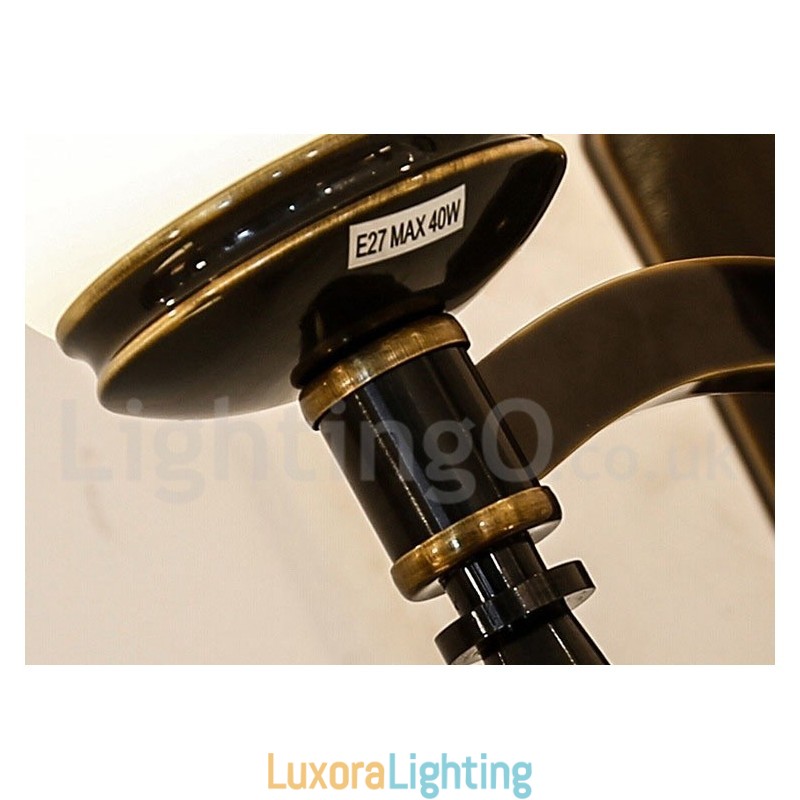 Designer Touch Decorative Pure Brass Luxurious Rustic Retro Vintage Brass Stone Pendant Candle Chandelier with Glass Shades