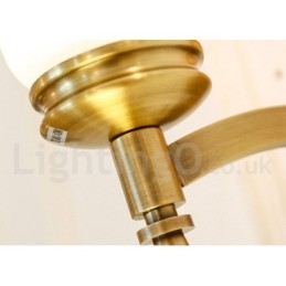 Designer Touch Decorative Pure Brass Luxurious Rustic Retro Vintage Brass Stone Pendant Candle Chandelier with Glass Shades