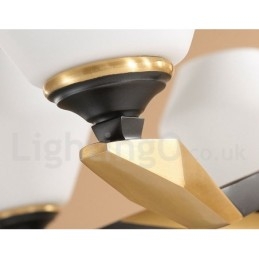 Designer Touch Decorative Pure Brass Luxurious Rustic Retro Vintage Brass Pendant Candle Chandelier with Glass Shades