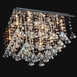 Designer Touch Decorative Traditional Classic Crystal Chrome Metal Chandelier