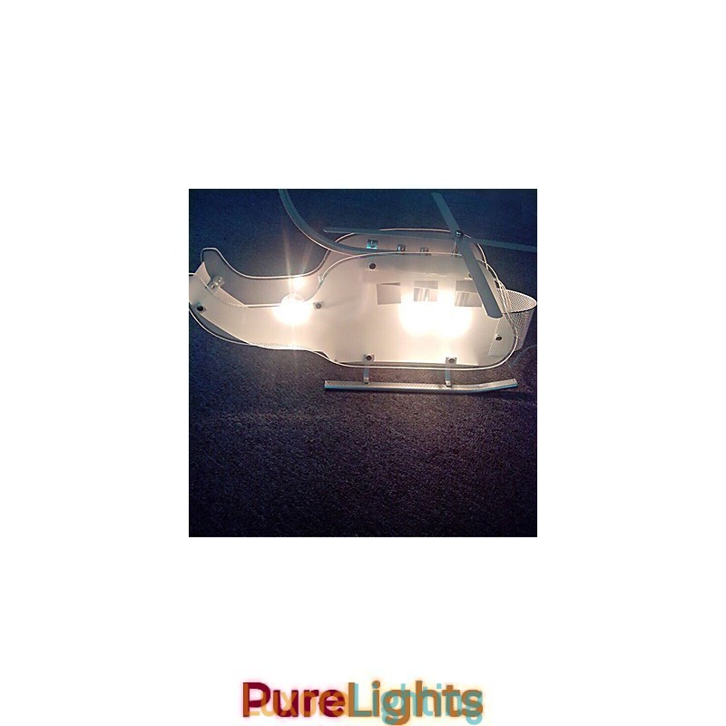 Designer Touch Decorative Simple Children lamp Cartoon Glass Helicopter lamp