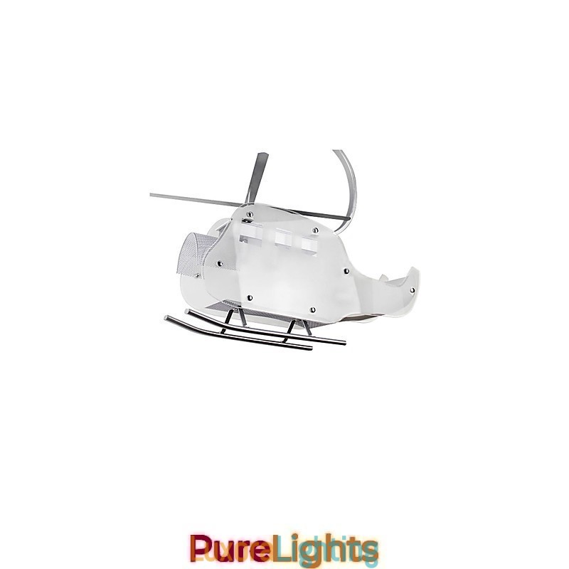 Designer Touch Decorative Simple Children lamp Cartoon Glass Helicopter lamp