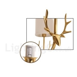 Designer Touch Decorative Pure Brass Luxurious Rustic Retro Vintage Brass Pendant Candle Chandelier with Fabric Shades