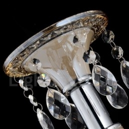 Designer Touch Decorative Crystal Luxurious Modern Contemporary Pendant Candle Chandelier