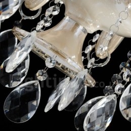 Designer Touch Decorative Crystal Luxurious Modern Contemporary Pendant Candle Chandelier