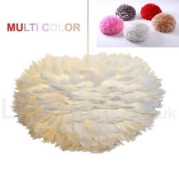 Designer Touch Decorative Multi Colours Feather Chandelier Modern Contemporary Pendant Light