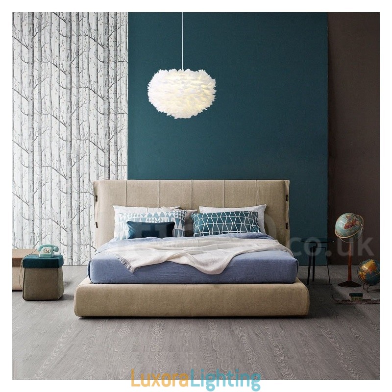 Designer Touch Decorative Multi Colours Feather Chandelier Modern Contemporary Pendant Light