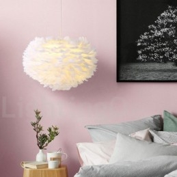 Designer Touch Decorative Multi Colours Feather Chandelier Modern Contemporary Pendant Light