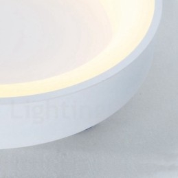 Designer Touch Decorative Dimmable Multi Colours Round Wood Ceiling Light with Acrylic Shade Ceiling Lamp Nordic Style