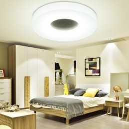 Designer Touch Decorative Dimmable Ultra thin Round Wood Ceiling Light with Acrylic Shade Ceiling Lamp Nordic Style
