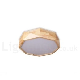 Designer Touch Decorative Dimmable Wood Ceiling Light with Acrylic Shade Ceiling Lamp Nordic Style