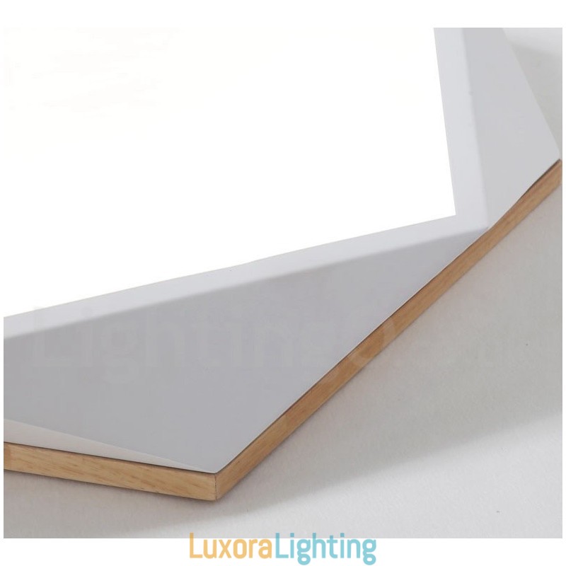 Designer Touch Decorative Dimmable Macaron Multi Colours Wood Ceiling Light with Acrylic Shade Ceiling Lamp Nordic Style