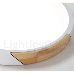 Designer Touch Decorative Dimmable Macaron Multi Colours Wood Ultra thin Ceiling Light with Acrylic Shade Ceiling Lamp Nordic Style