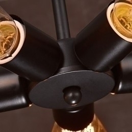 Designer Touch Decorative Pendant Light 4 Lights Country Style Wrought Iron