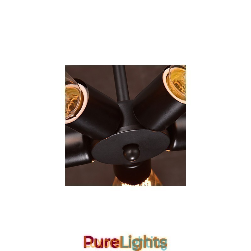 Designer Touch Decorative Pendant Light 4 Lights Country Style Wrought Iron