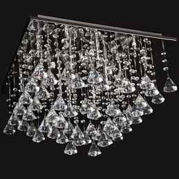 Designer Touch Decorative Traditional Classic Crystal Chrome Metal Chandelier