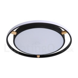 Designer Touch Decorative Dimmable Macaron Ultra thin Multi Colours Wood Round Ceiling Light with Acrylic Shade Ceiling Lamp Nordic Style