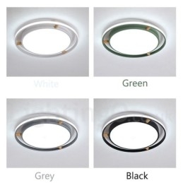 Designer Touch Decorative Dimmable Macaron Ultra thin Multi Colours Wood Round Ceiling Light with Acrylic Shade Ceiling Lamp Nordic Style