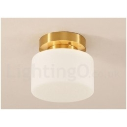 Designer Touch Decorative Retro Vintage Flush Mount Ceiling Light with Shade