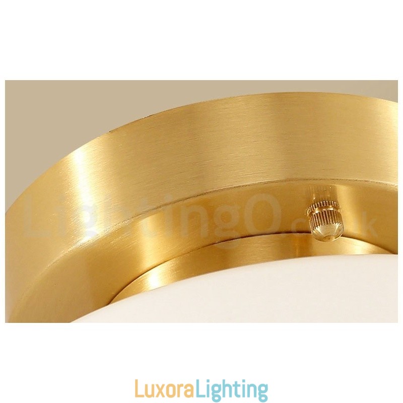 Designer Touch Decorative Retro Vintage Flush Mount Ceiling Light with Shade