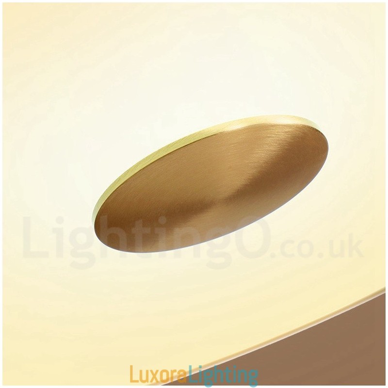 Designer Touch Decorative Retro Vintage Flush Mount Ceiling Light with Glass Shade