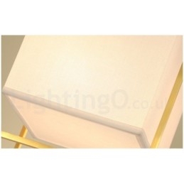 Designer Touch Decorative Pure Brass Simple Rustic Retro Vintage Brass Pendant Light with Fabric Shade