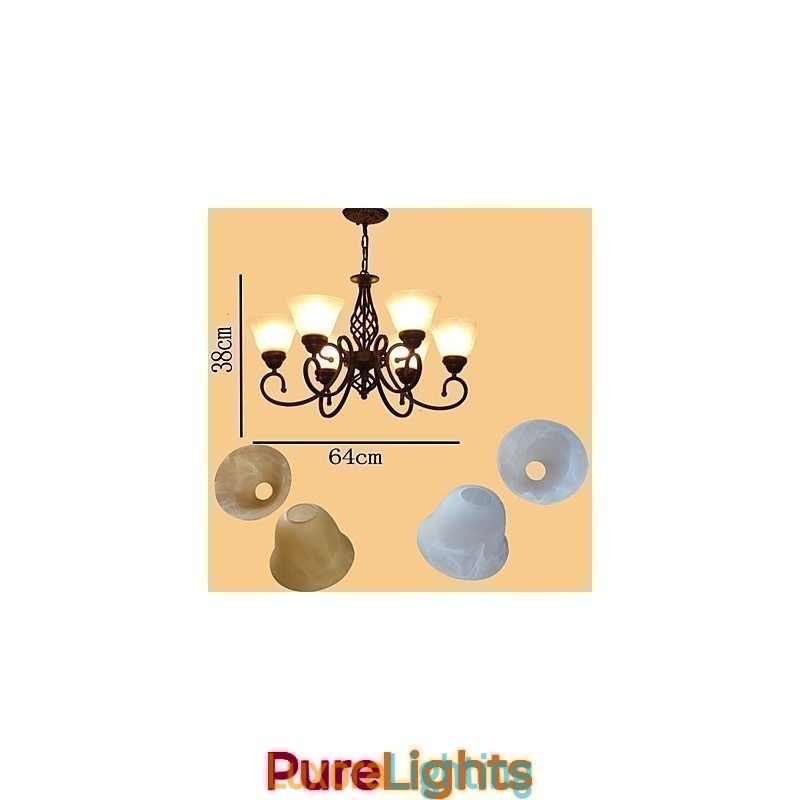 Designer Touch Decorative Rustic Lodge Vintage Retro Metal Chandelier Kids