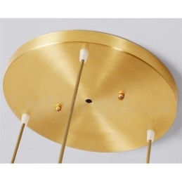 Designer Touch Decorative Pure Brass Rustic Lodge Nordic Style Pendant Light with Glass Shade