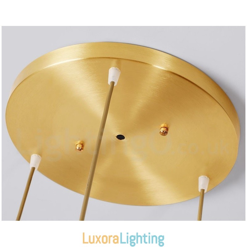 Designer Touch Decorative Pure Brass Rustic Lodge Nordic Style Pendant Light with Glass Shade