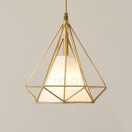 Designer Touch Decorative Pure Brass Rustic Lodge Nordic Style Pendant Light with Fabric Shade