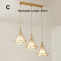 Designer Touch Decorative Pure Brass Rustic Lodge Nordic Style Pendant Light with Fabric Shade